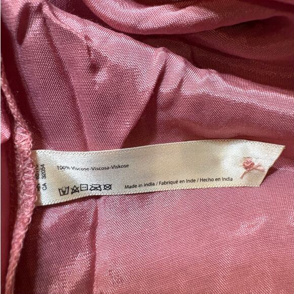 NWT Free People Pink Olivia Gauze Babydoll Dress Size S NWT - Picture 15 of 16